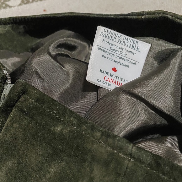 Vintage high waist suede pants - Picture 5 of 5